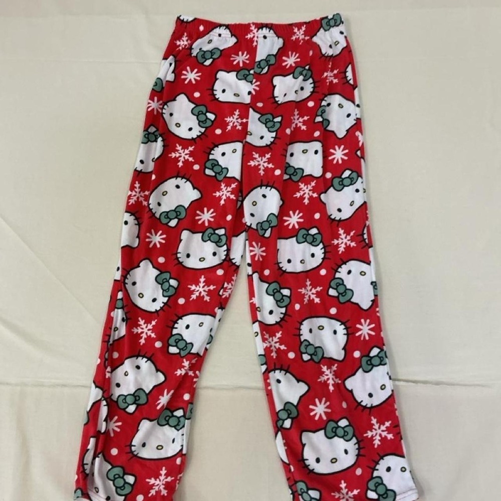 Adorable Hello Kitty fleece‎ pajama pants